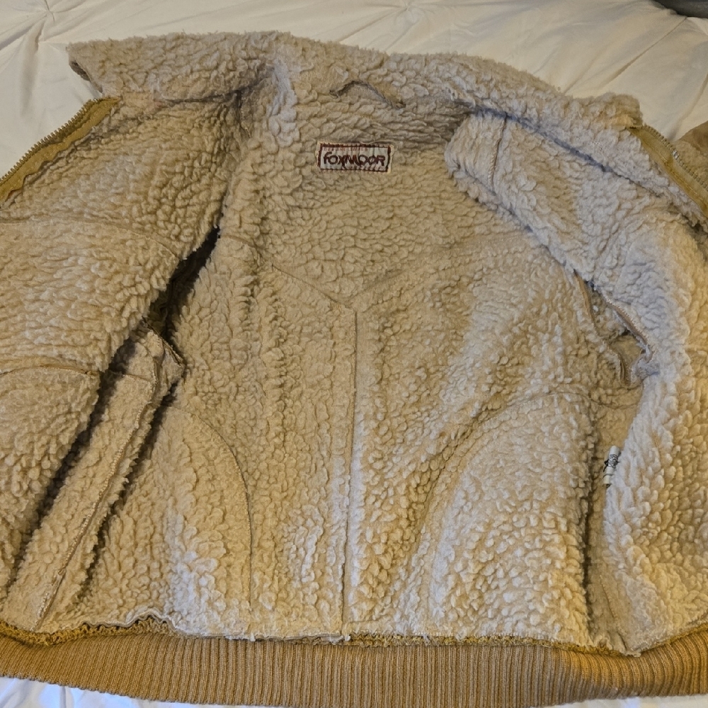 Tan Shearling Jacket - Picture 2 of 5